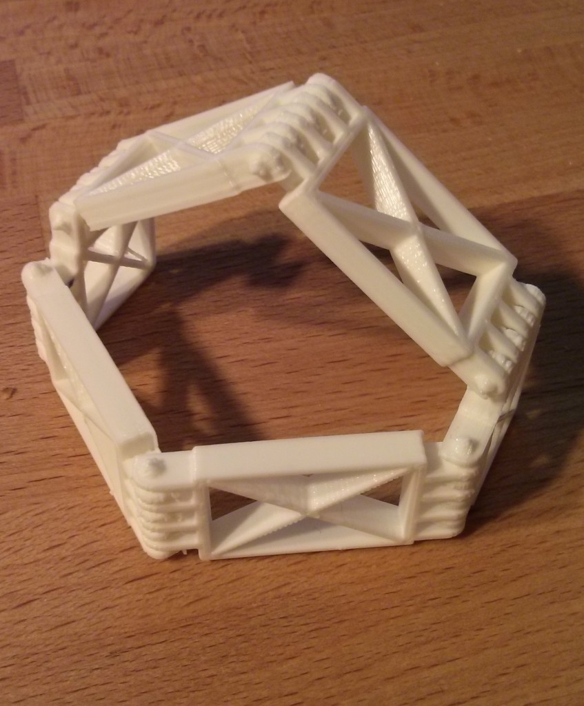 Assembled Sarrus Linkage